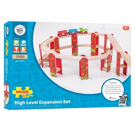 Bigjigs Rail Víceúrovňový set kolejí