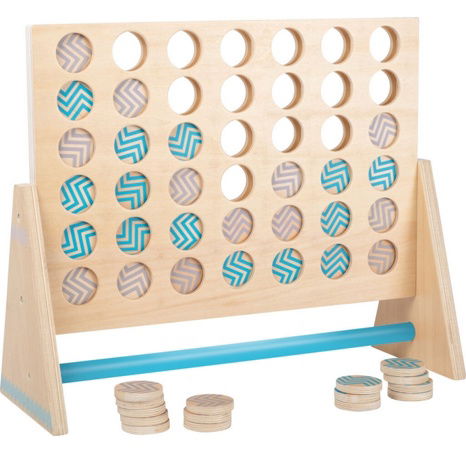 Small Foot Dřevěná hra Čtyři v řádku XXL