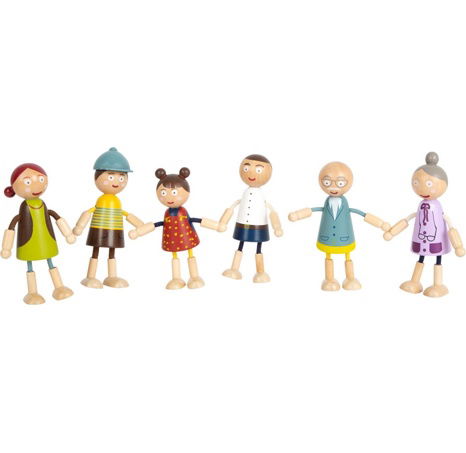 Small Foot Dřevěné postavičky Rodina