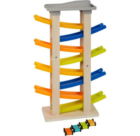 Small Foot Závodní dráha s parkovištěm XL