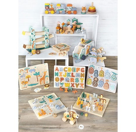 Small Foot Člověče nezlob se pro 6 hráčů Safari