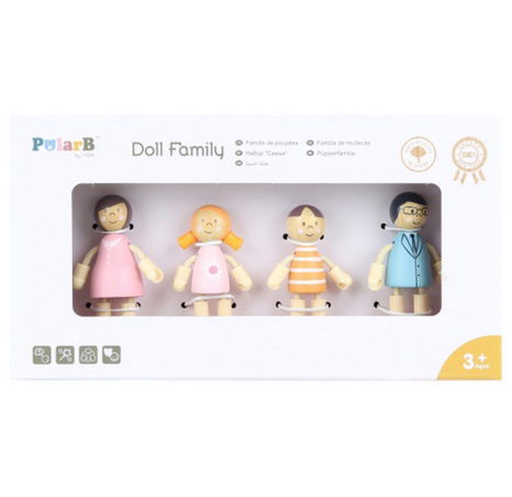 PolarB Dřevěná rodina