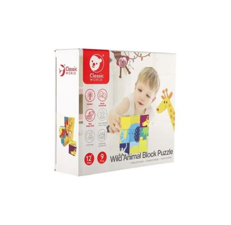 Classic World Kostky 3x3 Divoká zvířata