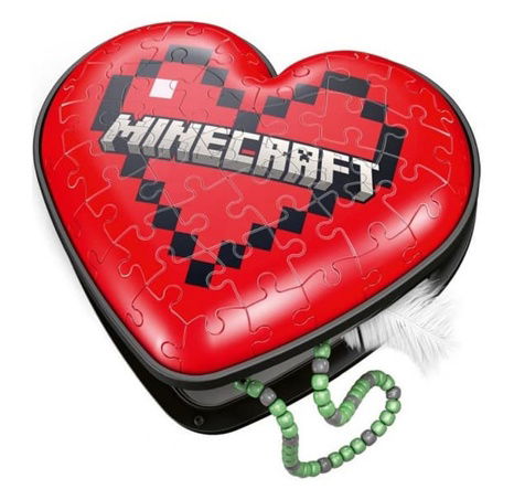 Srdce Minecraft 54 dílků