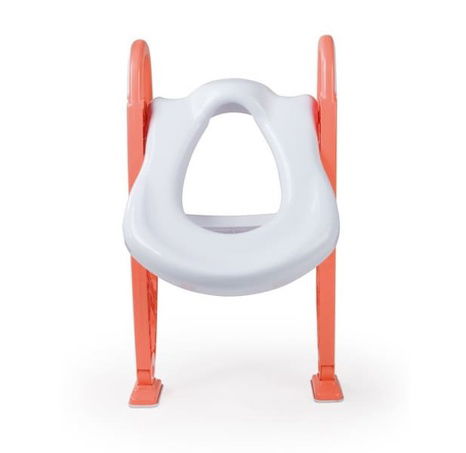 Schůdky se sedátkem k toaletě oranžové