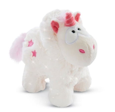 NICI Plüsch Einhorn Theodor im Schneeanzug 22cm, GRÜN