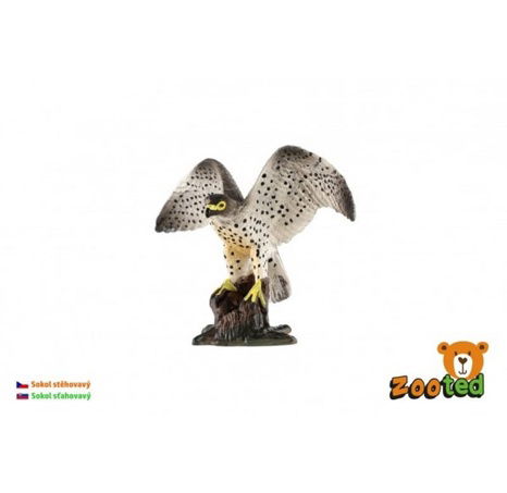 Sokol stěhovavý zooted plast 9cm