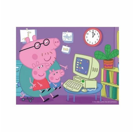 PEPPA PIG 12 Dřevěné licenční kostky