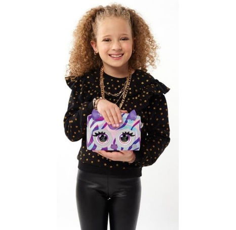 Purse Pets metalická interaktivní kabelka Zebra