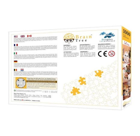 Brain Tree Puzzle Kočičí večeře 1000 dílků