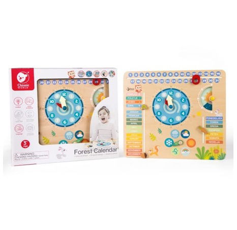 Classic World Dřevěný kalendář