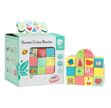 Classic World Kostky s potiskem 68ks