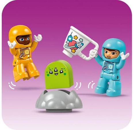 Lego DUPLO 10422 Vesmírné dobrodružství s raketoplánem 3 v 1