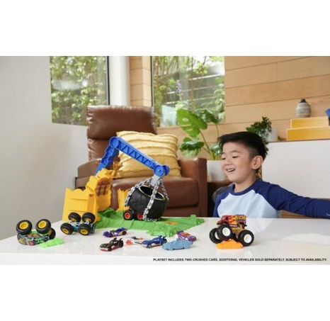 Hot Wheels:  MONSTER TRUCKS ARÉNA - VÝZVA PRO RHINOMITA HERNÍ SET