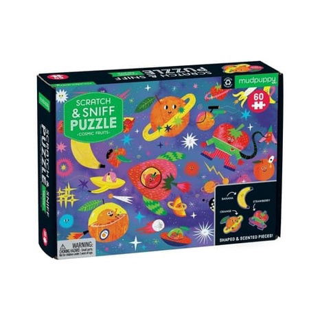 Mudpuppy Puzzle Space Frucht mit Duft 60 Stück