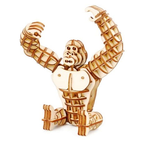 RoboTime 3D-Puzzle Gorilla aus Holz