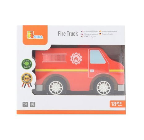 Viga Dřevěné hasičské auto