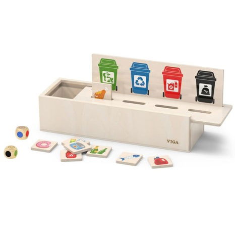 Viga Dřevěná hra - třídění odpadu