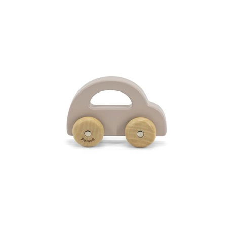 Dřevěné autíčko-růžové
