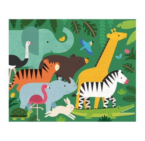 Petit Collage Reversible 2in1 Dschungel Puzzle