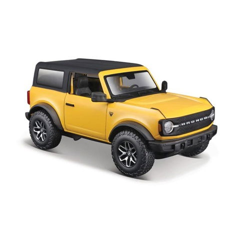 Maisto - 2021 Ford Bronco Badlands, gelb, 1:24