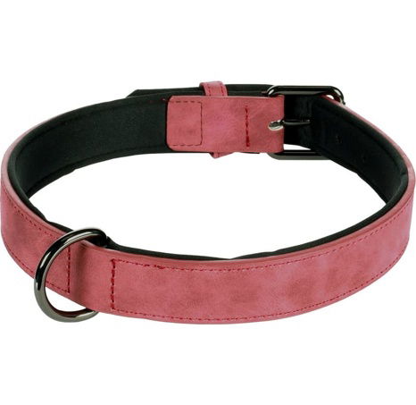 Flamingo Delu Obojek s neoprenovým polstrováním Červená XXL