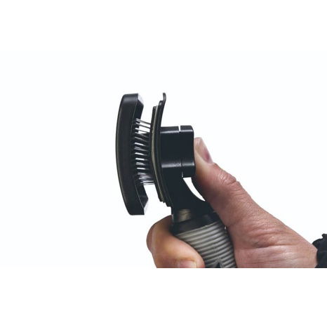 Beeztees Samočisticí kartáč pro psy malý Černá/šedá 18x8,5x6,5cm