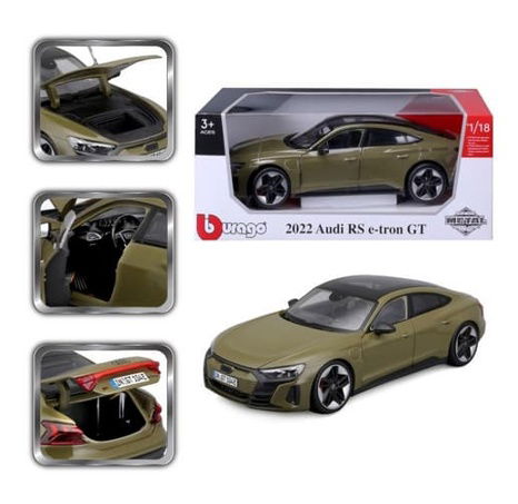 Bburago 1:18 Plus - 2022 Audi RS e-tron GT - Tactical Green