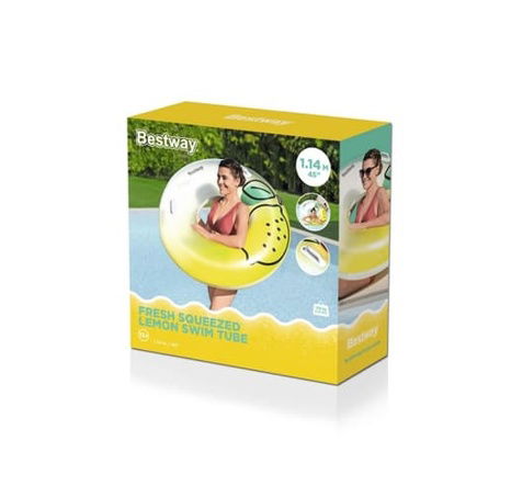 Nafukovací kruh Squeezed Lemon, průměr 114 cm