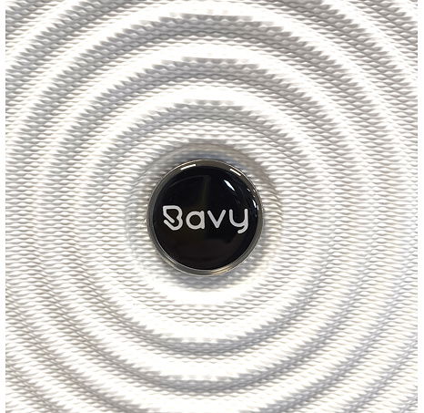 Bavy Cestovní kufr skořepinový 28" Circle White