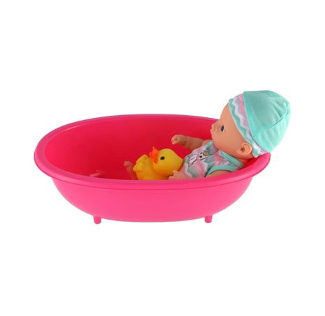 Miminko panenka s kačenkou 22cm ve vaničce