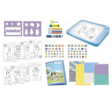 BLUEY škola kreslení s podsvícenou tabulí