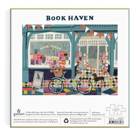 Galison Puzzle Kniha Haven 1000 dílků