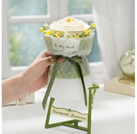 RoboTime 3D skládačka Bílá kamélie