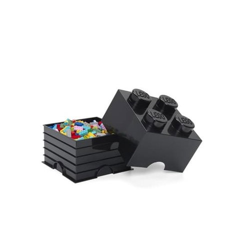 LEGO úložný box 4 - černá