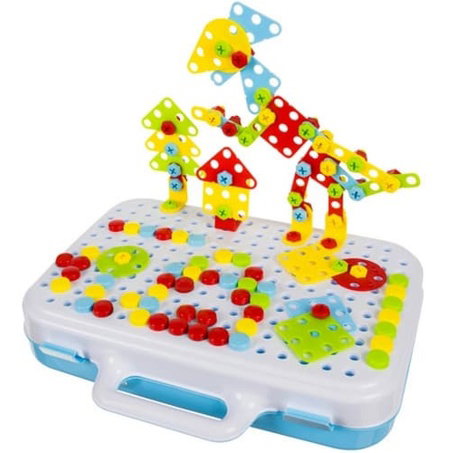 Kreativní mozaika se šroubovákem