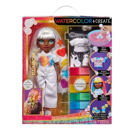 Rainbow High WaterColor & Create NEW Theme Dolls – zelené oči