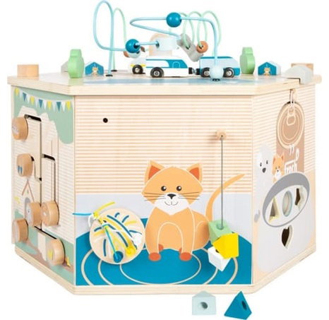 small foot Motorická interaktivní kostka Pets XXL