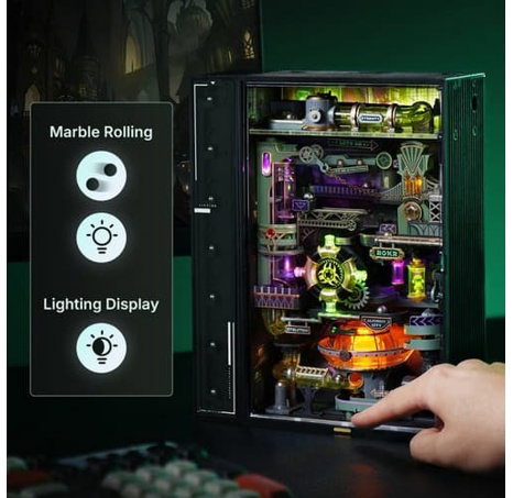 RoboTime 3D mechanická skládačka kuličkové dráhy Město alchymie