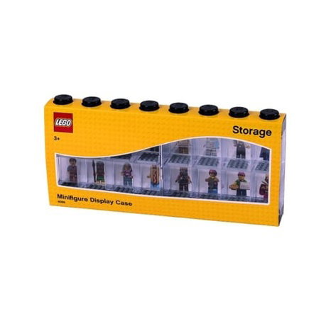 LEGO sběratelská skříňka na 16 minifigurek - černá