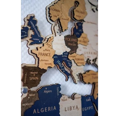 BusyKids Mapa světa XL s podsvícením
