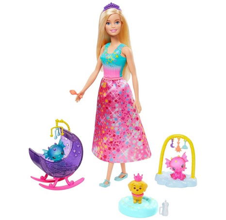 BARBIE POHÁDKOVÝ HERNÍ SET S PANENKOU