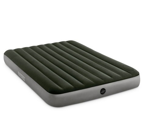 Intex 64763 Nafukovací postel Dura-Beam Queen Downy 152x203x25cm s nožní pumpou
