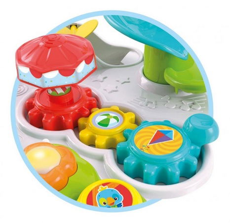 Clemmy baby - Veselý hrací stolek s kostkami a zvířátky