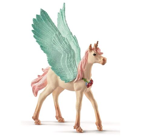 Schleich 70575 Dekoriertes Pegasus-Einhorn-Fohlen