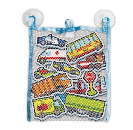 Vodolepky Moje první auta pěnová sada