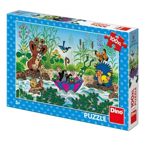 Puzzle Krtek Krtečkova plavba 100 dílků XL