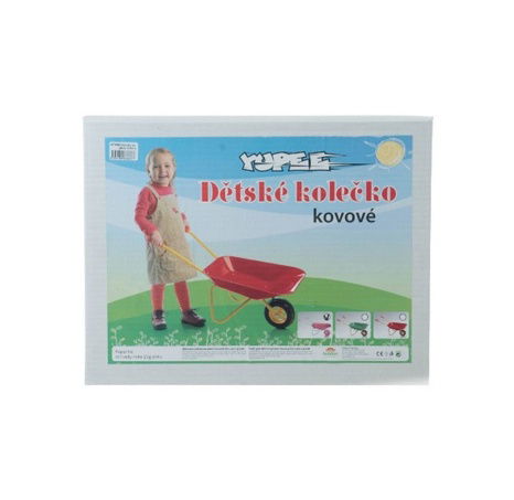 Plechové kolečko Yupee velké růžové