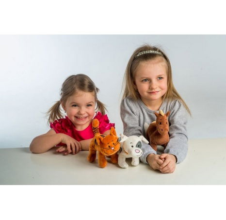 Zvířátko plyš 18-20cm Moje první zvířátka se zvukem