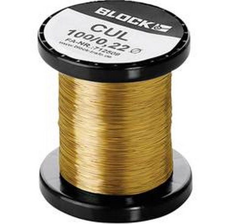 Block Lakovaný měděný drát CUL